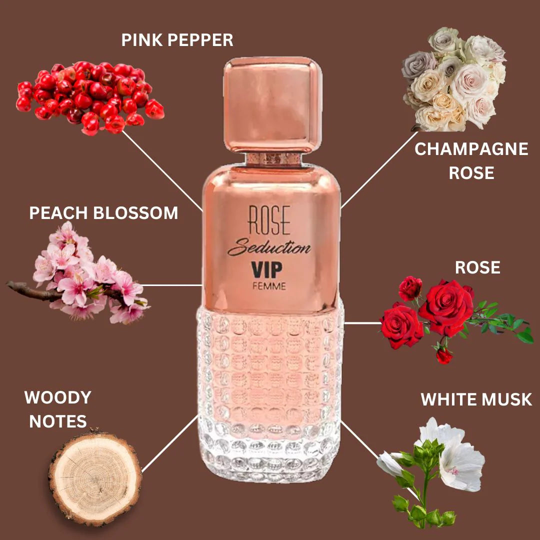 Maison Alhambra Rose Seduction VIP Pour Femme Eau De Parfum 100ML