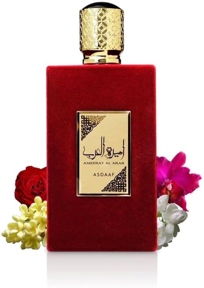 Perfume Ameerat Al Arab da Asdaaf para mulheres (vermelho) EDP 100ml