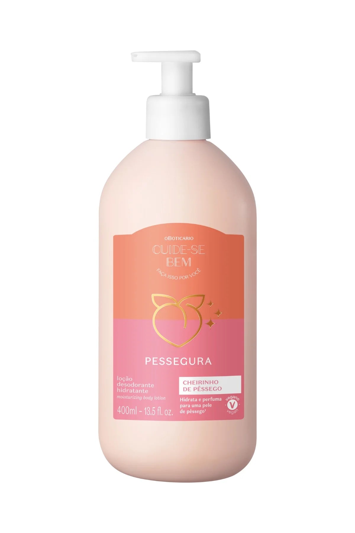Cuide-se Bem Peach Body Lotion