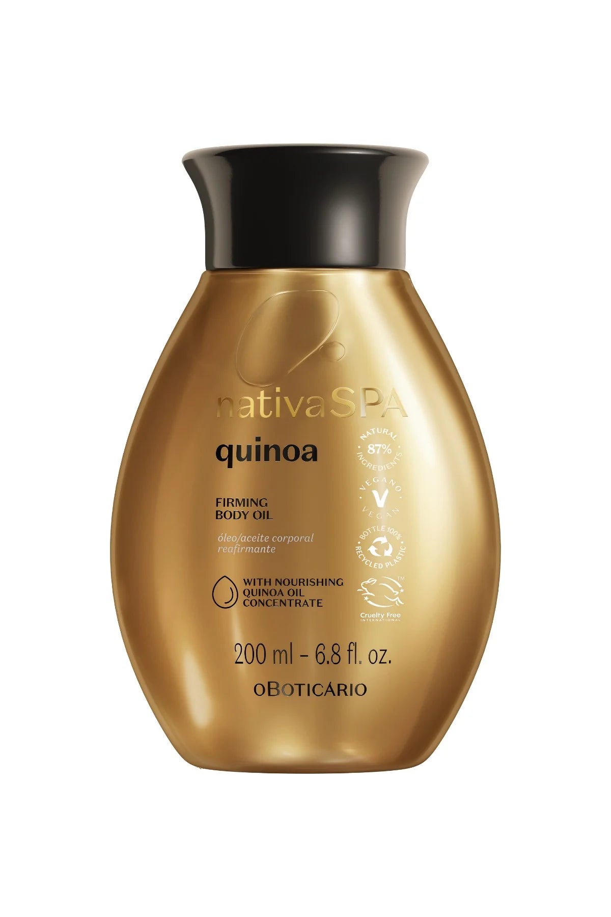 Aceite corporal reafirmante de quinoa Nativa Spa