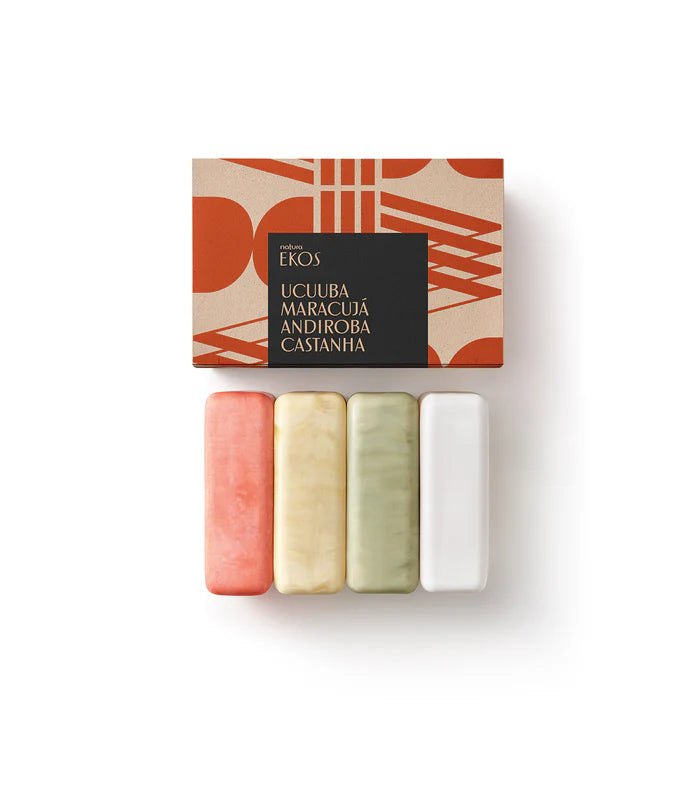Natura Ekos Mulitpack Bar Soap: Ucuuba, Maracuja, Andiroba, Castanha