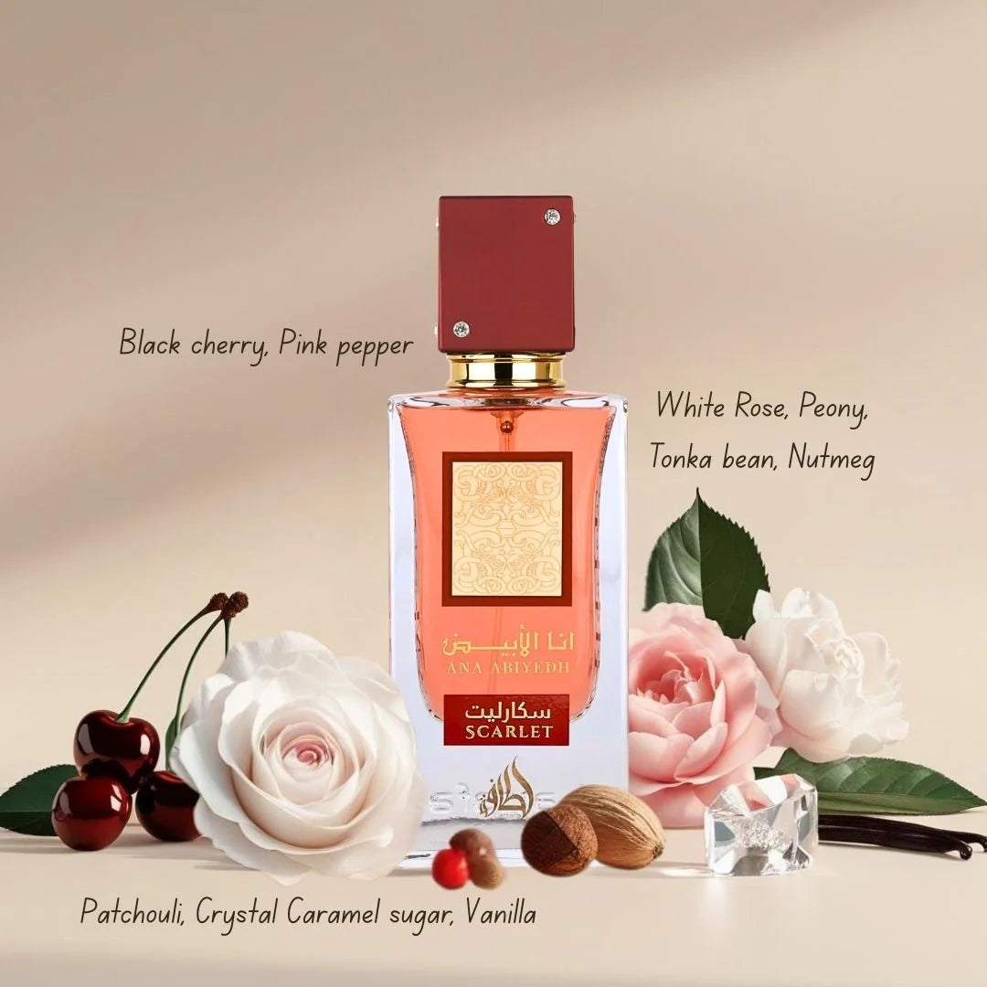 Lattafa Ana Abiyedh Scarlet Eau De Parfum 60ML