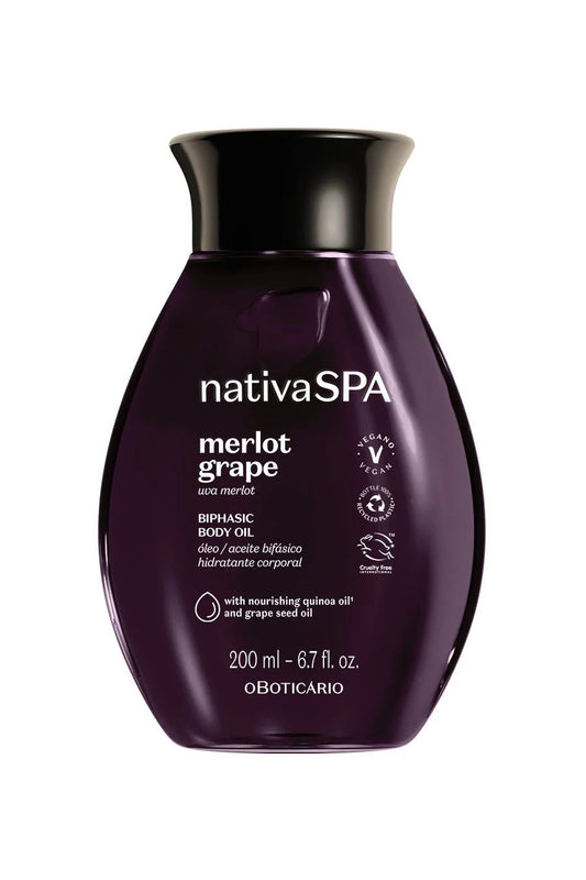 Nativa Spa Merlot Grape Biphasic Body Oil