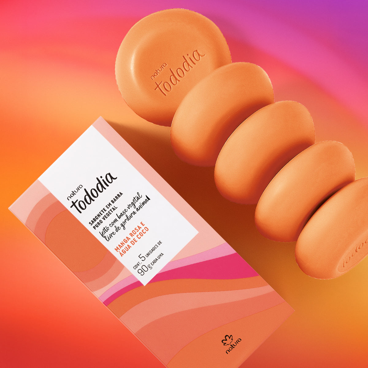 Natura Tododia Manga Rosa e Agua De Coco Soap Bar
