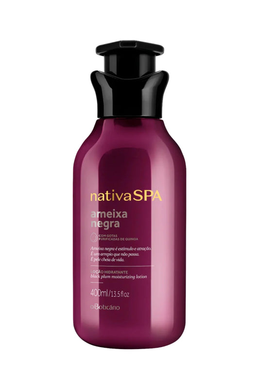 Loción corporal hidratante de ciruela negra de Nativa Spa