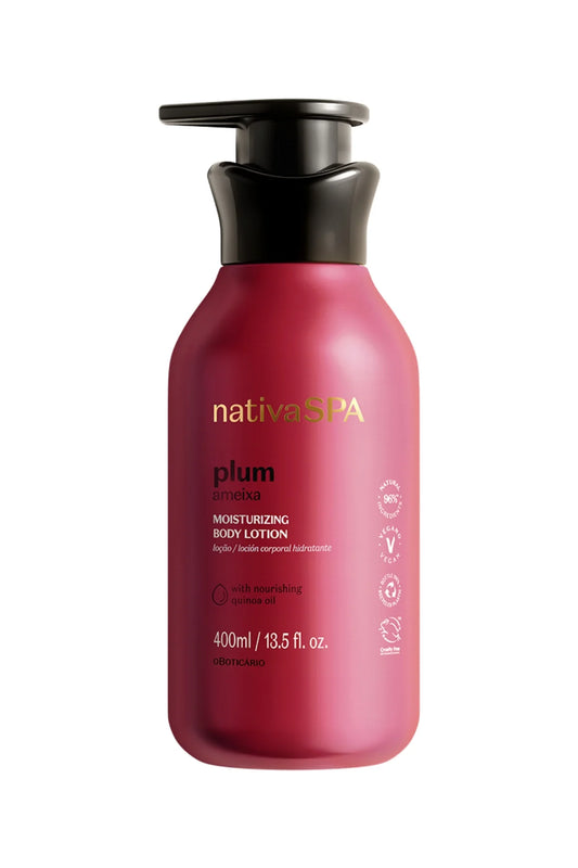 Loción corporal hidratante de ciruela Nativa Spa