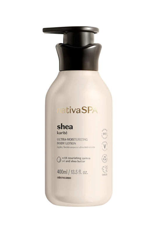Loción corporal ultrahidratante de karité Nativa Spa