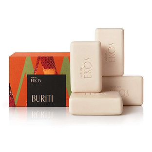 Jabón vegetal puro cremoso en barra Natura Ekos Buriti (4 x 100 g)