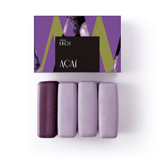 Natura Ekos Acai - Set de Cremas y Exfoliantes de Acai (4 x 100 g)