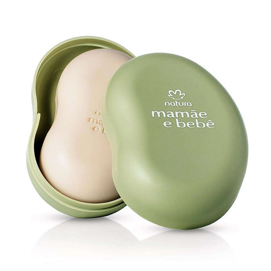 Natura Mamãe e Bebê - Jabón en Barra Clásico con Red para Jabonera 100 Gr