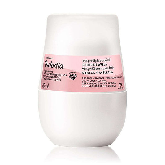 Natura Tododia - Cereja e Avela Desodorante Antitranspirante Roll On Femenino 70ML