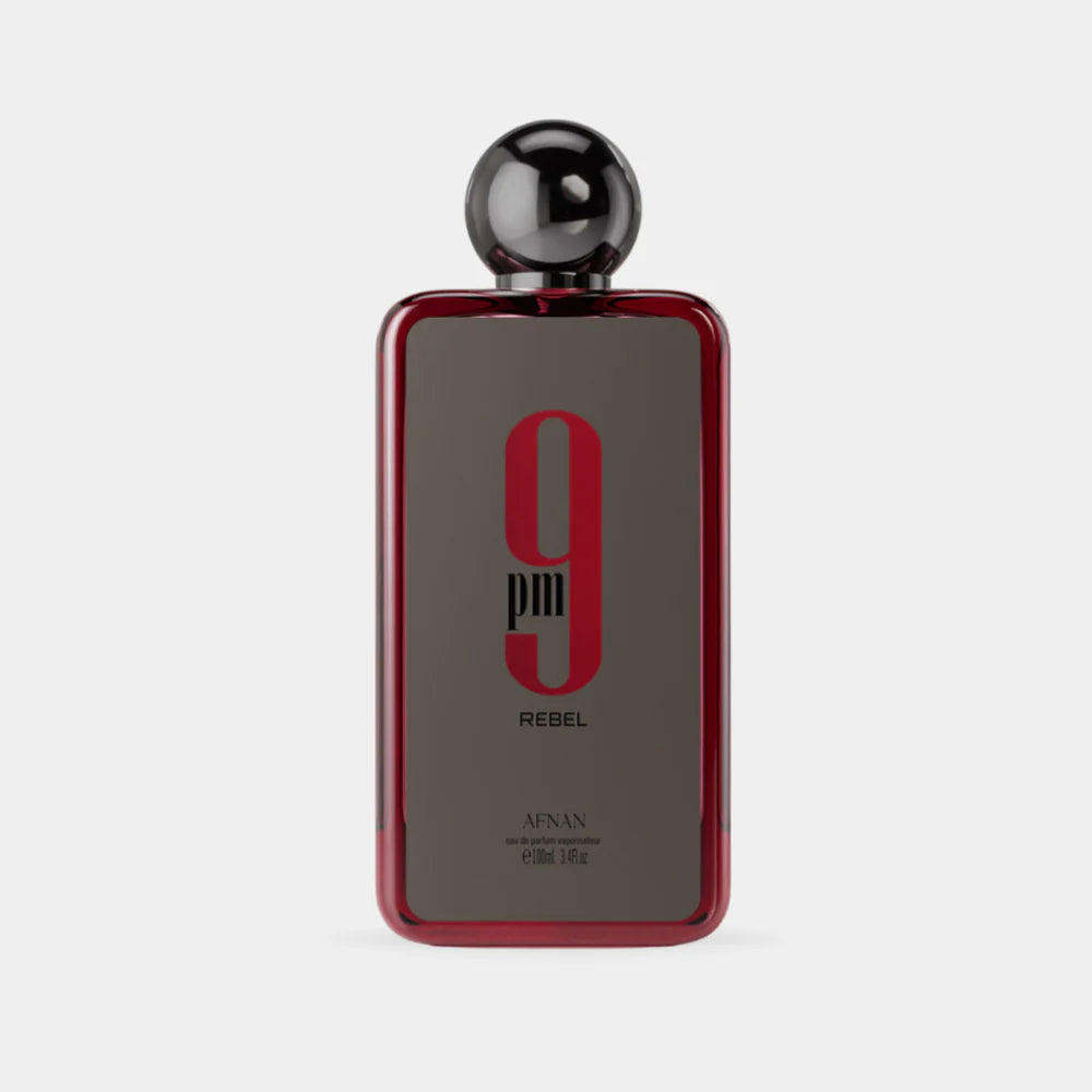 Afnan 9 PM Rebel para hombre EDP 3.4 oz
