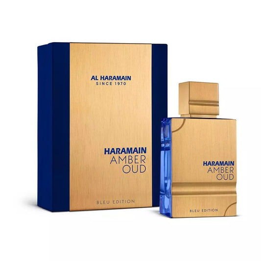Al Haramain Eau de Parfum para hombre, edición azul, ámbar y oud, 100 ml